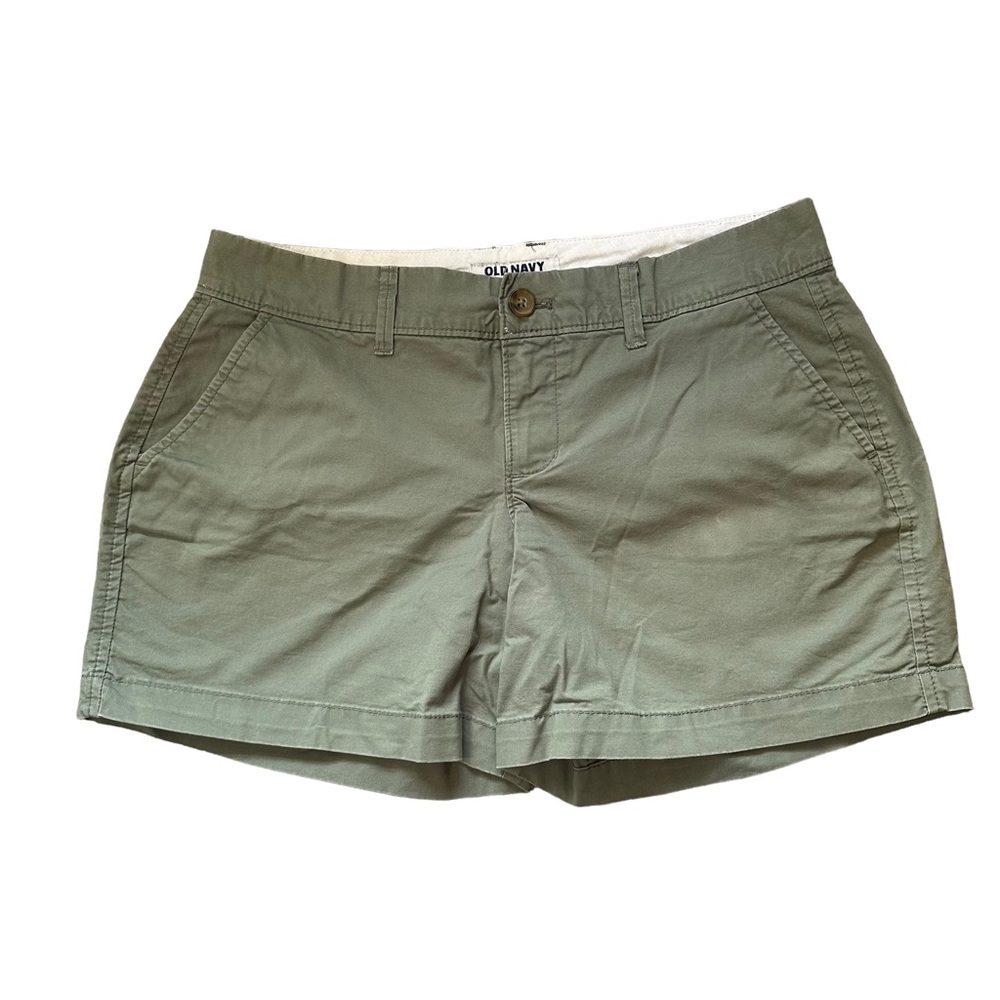Old Navy Everyday Mid-Rise 5” Short Ferns Worth (Green) Size 2